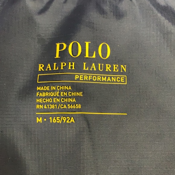 Official Polo Ralph Lauren US Open 2017 Vented-Hooded Windbreaker Jacket Size M - Picture 9 of 10